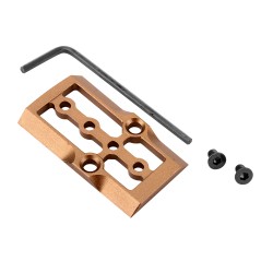 Glock RMR Cover Plate for Glock 17/19/26 V4 - TAN